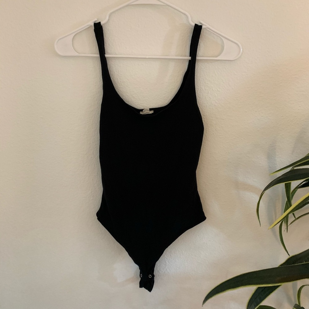 black tank top Garage bodysuit
